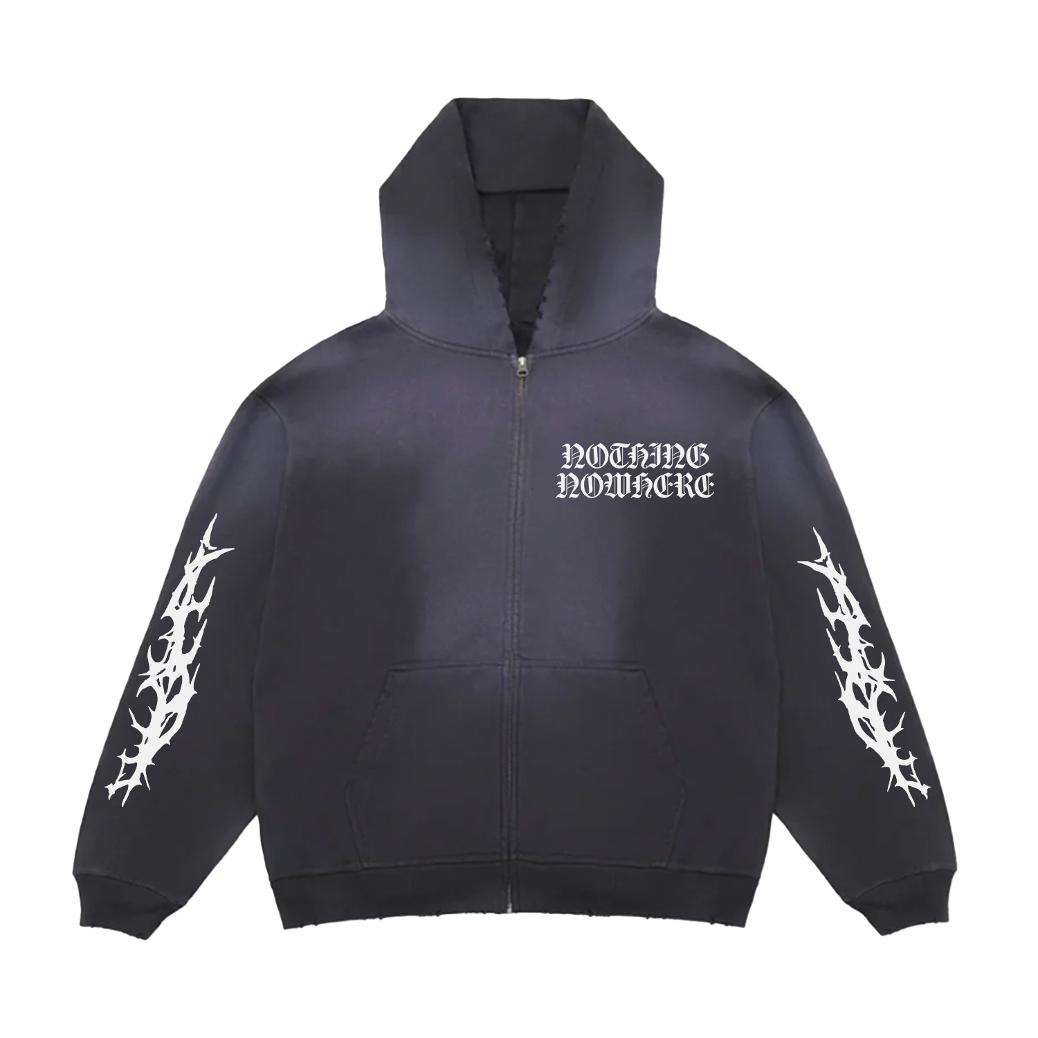 NN Potassium Dye Zip Hoodie – NothingNowhereShop